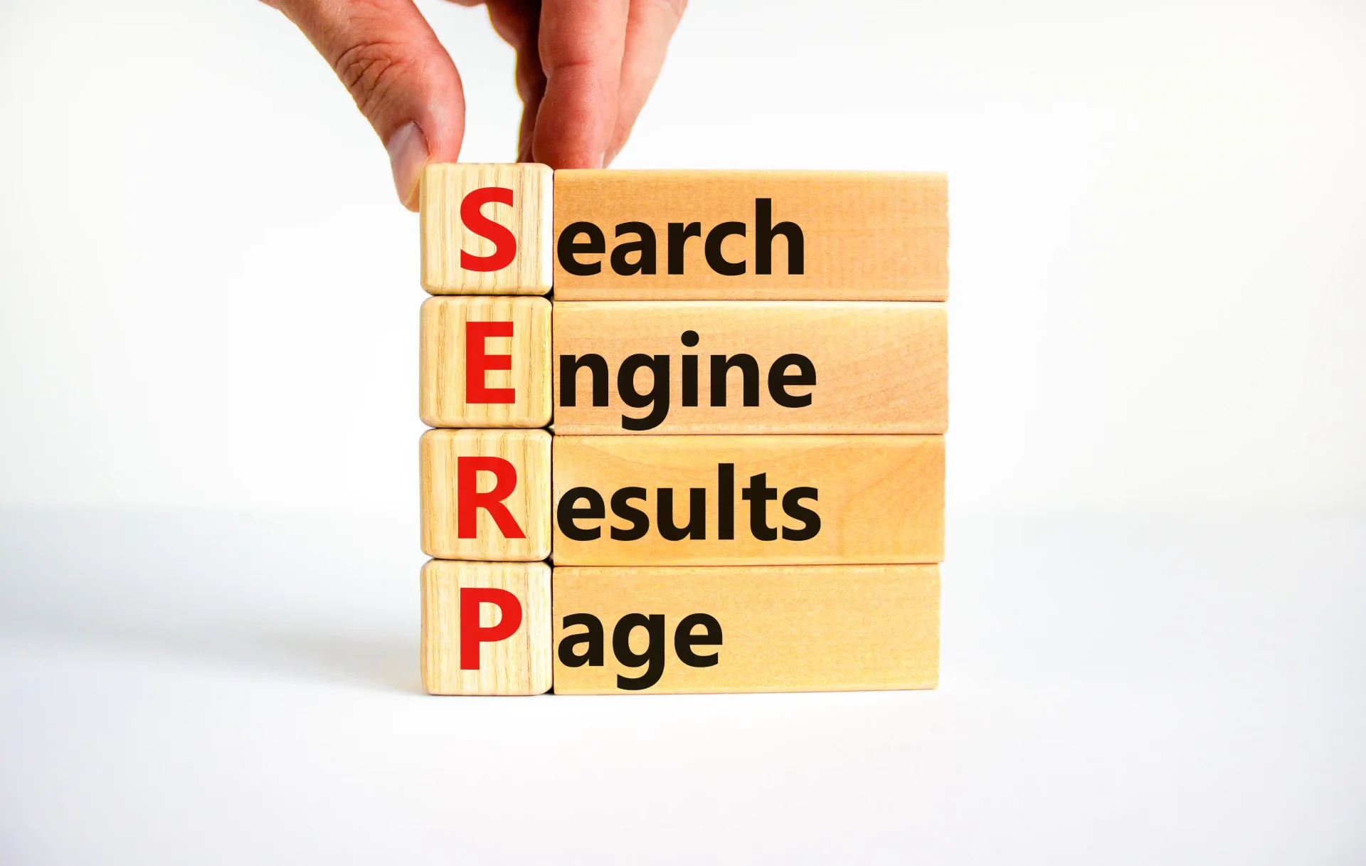 SEO SERP Search Engine Results Page.